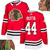 Blackhawks #44 Rutta Red With Special Glittery Logo Adidas Jersey,baseball caps,new era cap wholesale,wholesale hats